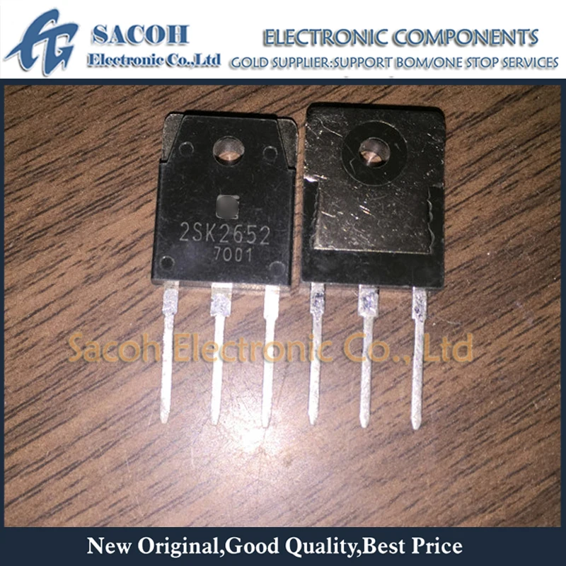 Remis à neuf d'origine 2SK2652-01 2SK2652 OU 2SK2654-01 2SK2654 TO-3P snap900 V puissance transistor MOSFET 10 pièces/lot