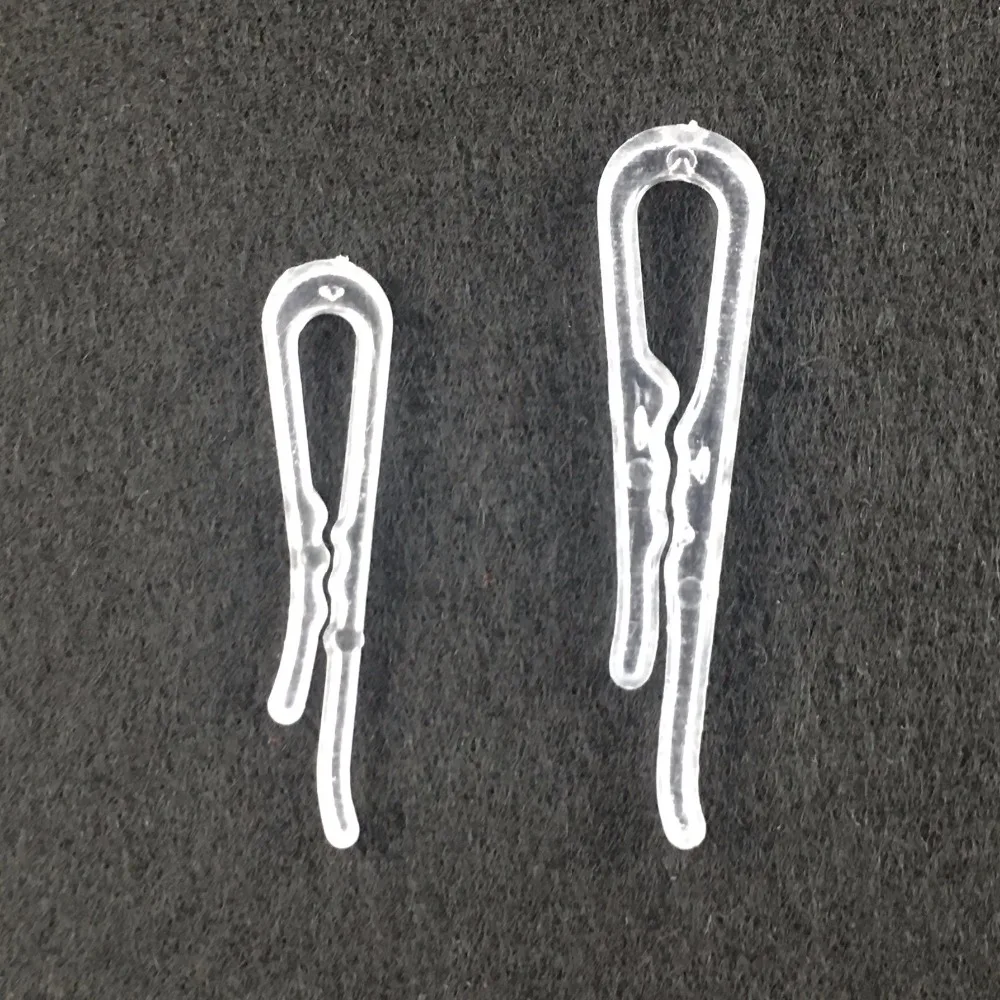 Plastic Shirt Clips White Shirt Pin Garment Packing Socks Package Clips Transparent