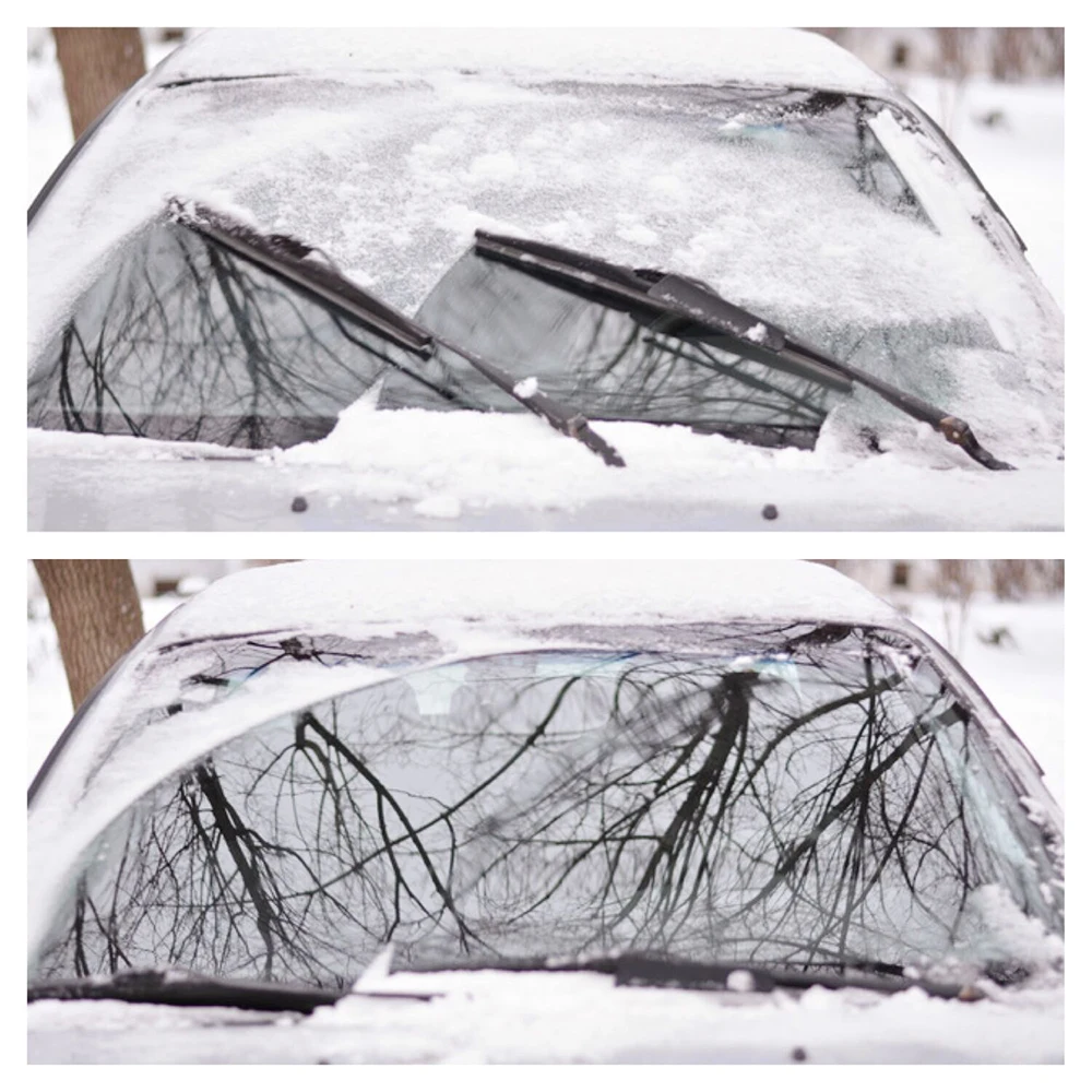 Winter Snow Wiper Blade U Hook Universal High Quality Natural Rubber Windshield Windscreen Auto Car Accessories 1 Pc