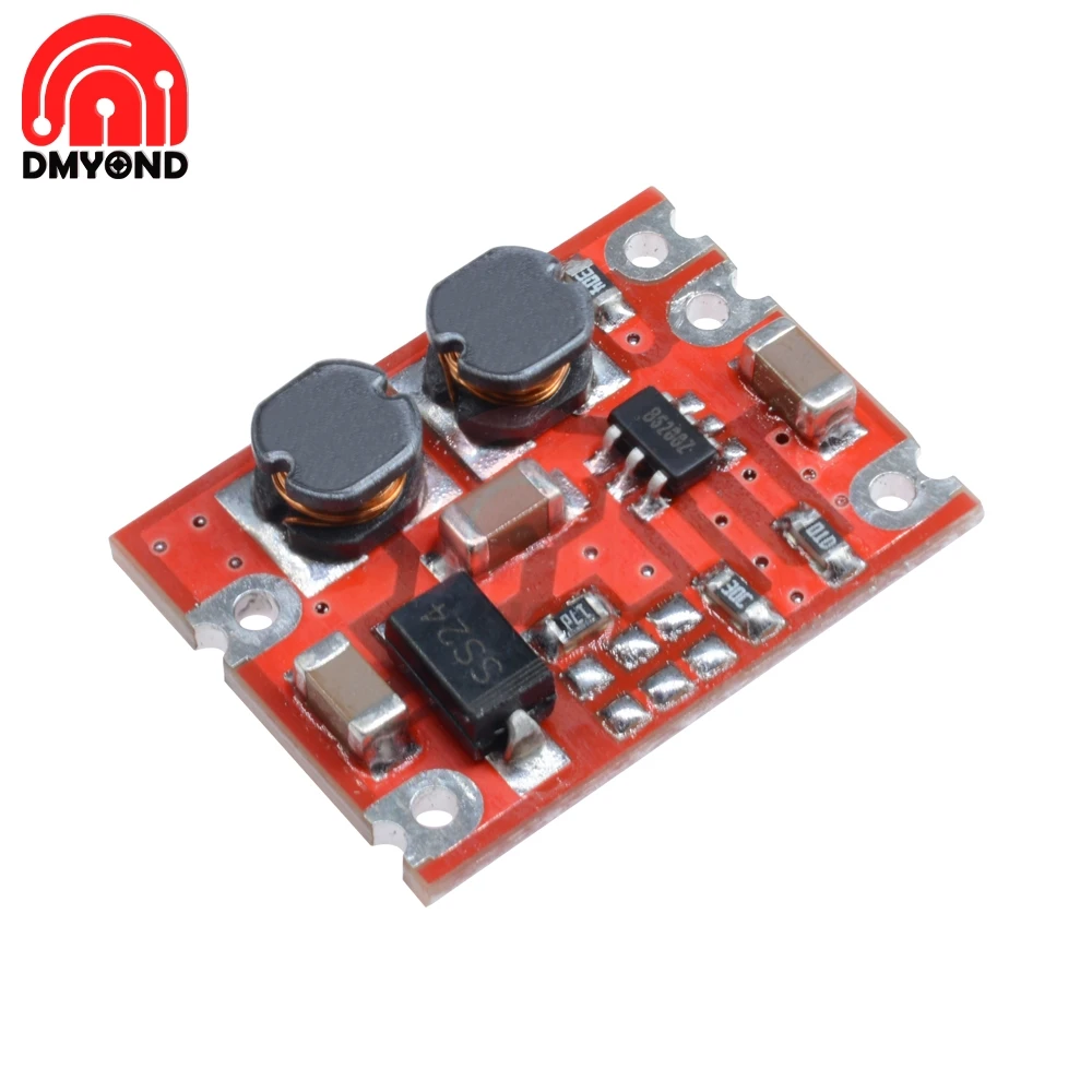 3.3V/5V/4.2V/9V/12V DC-DC Automatic Buck Boost Power Module S09 Step Up and Down Board Input 3V-15V Output Electronic DIY PCB