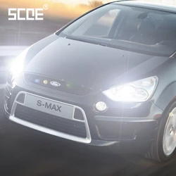 For ford S-Max SCOE 2PCS Auto Low Beam Super Halogen Bulb Headlight Car Styling warm white