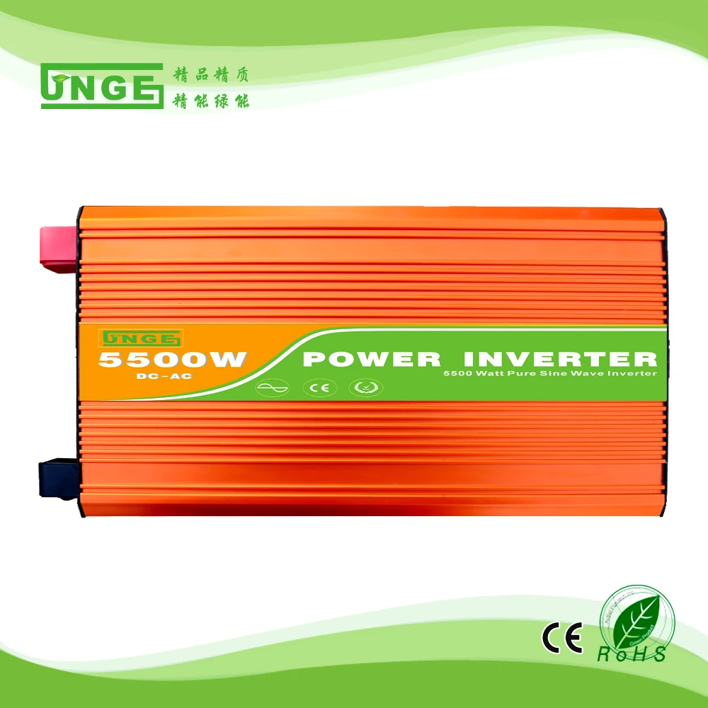 

5.5KW/5500W 24/48/96V To 100/110/120/220/230/240VAC 50/60Hz Residential Home High Frequency Use Pure Sine Wave Off Grid Inverter