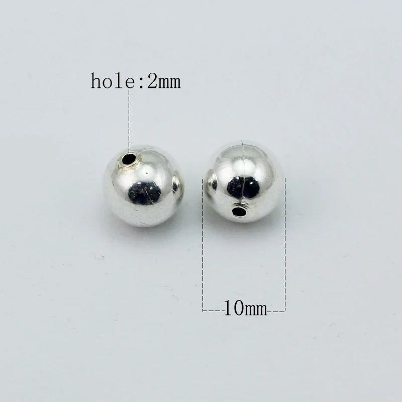 Beadsnice small hole beads jewelry nigerian wedding african beads crystal beads Round Metal women jewelry glass beads10mmID26490