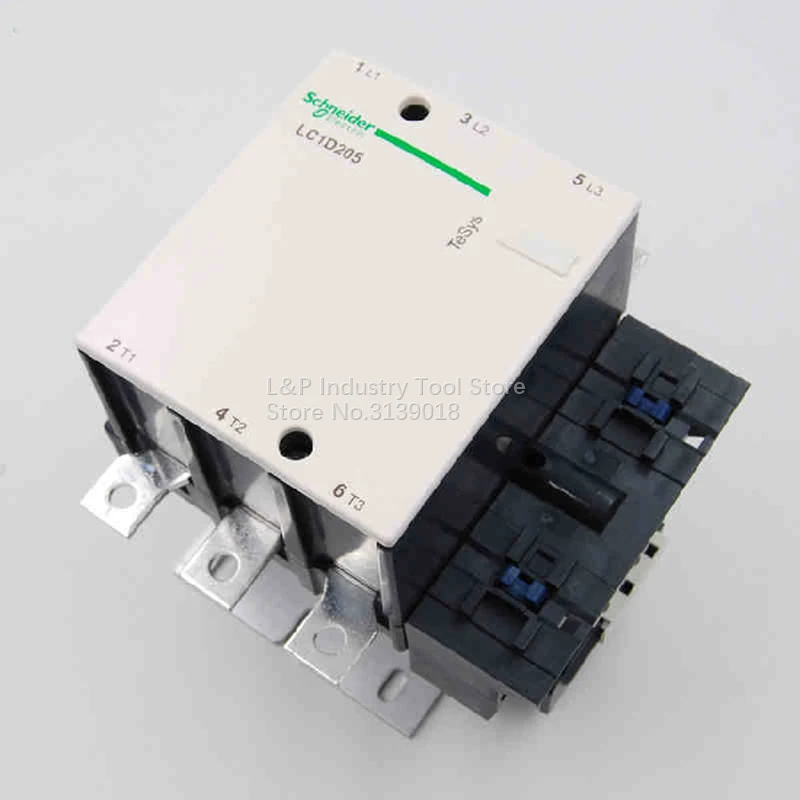 Original Schneider Electric LC1D205M7C Contactor LC1-D205M7C 205A Coil AC220V 110KW TeSys Control Power Supply Contact Equipment