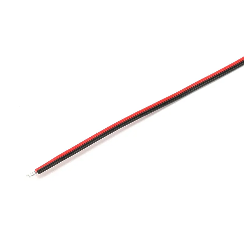 50Pcs/lot Red Black Abreast Line 26AWG 80mm 150MM length LED Line Connecting Tin Plating Wire DIY 2P Electronic Wire Welding