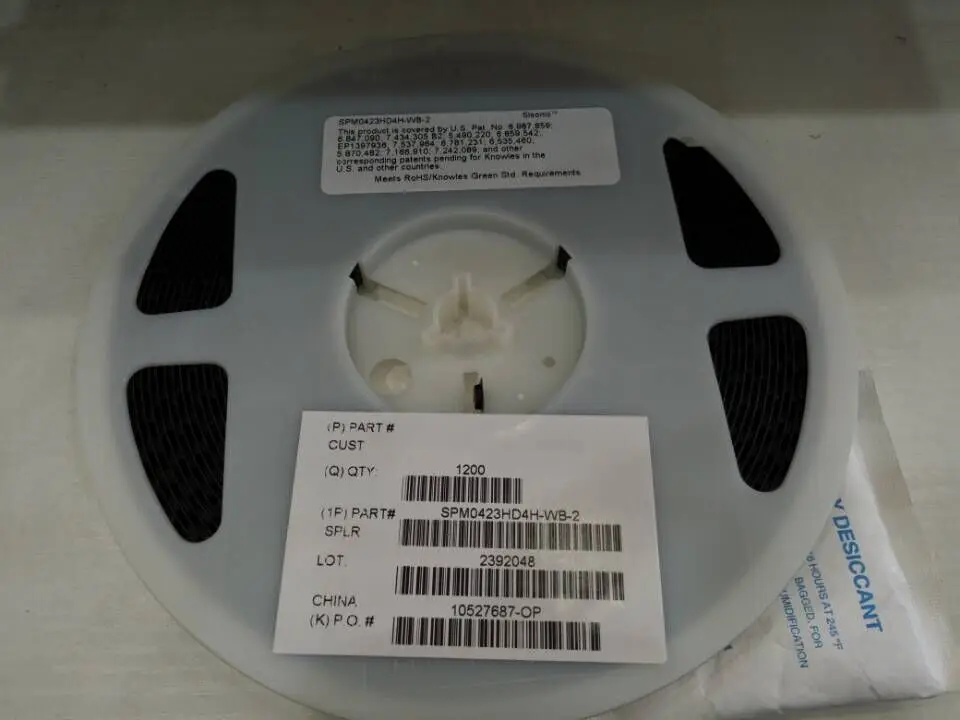 SPM0423HD4H-WB 5 pcs/lot S237 4255 SMD-6P ROHS Condensateur micro