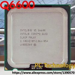 Original Intel CPU Core 2 QUAD Q6600 2.4GHz/8MB/1066/CPU LGA775 Free shipping ship out within 1 day