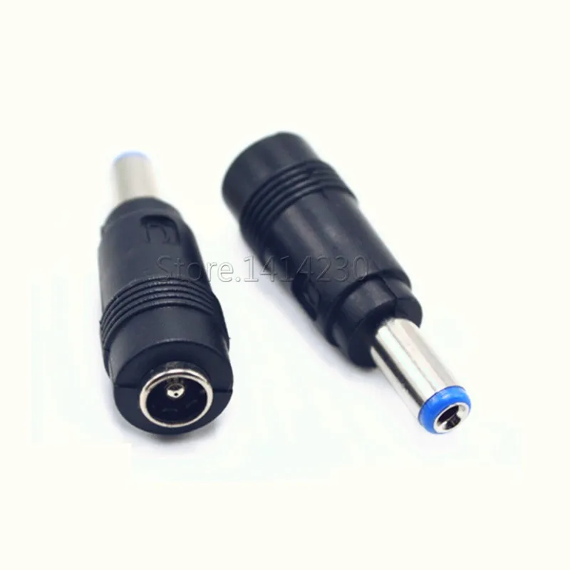 Connector For Dc Power Adapter Connector Plug Conversion Head Jack Female Socket 5.5*2.5mm Turn To Male 5.5*2.1mm