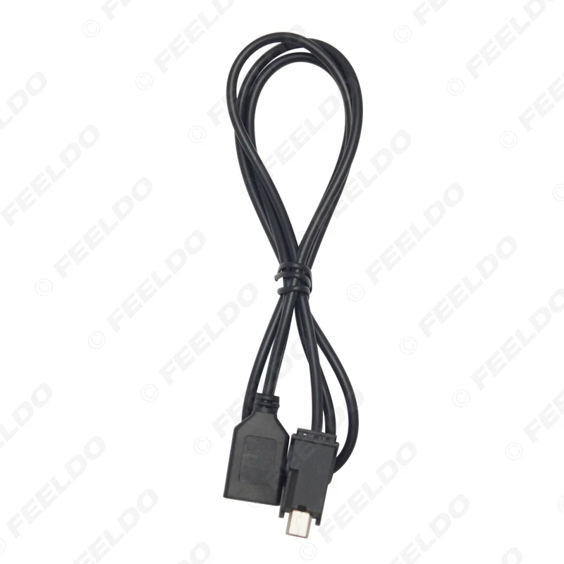 1Pc Car Audio Radio USB to Mini USB Port Switch Cable Adapter for Nissan X-Trail Tenna Bluebird Sylphy