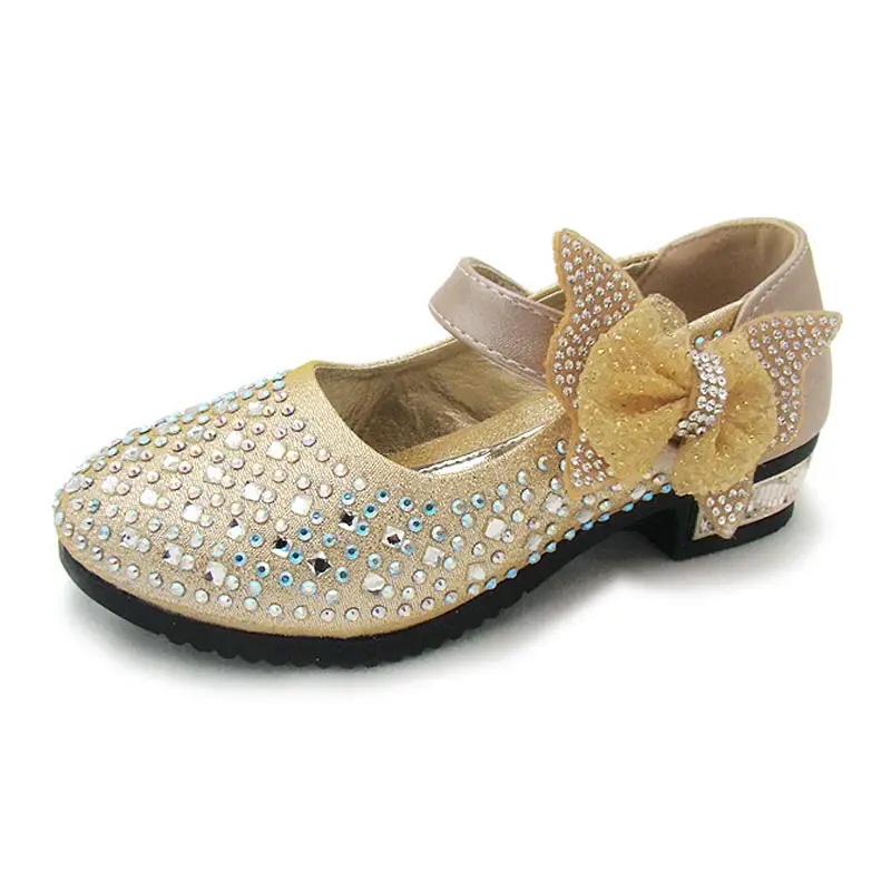 New Princess Children Princess Sandals Kids Girls Wedding Shoes Dress Shoes Girls Party Shoes