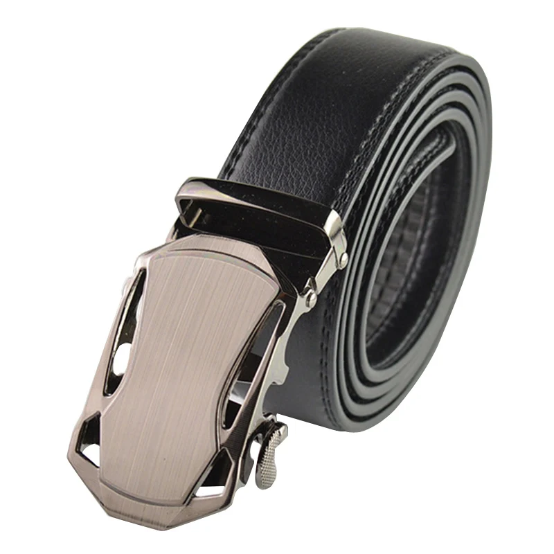 

Trend Men belt fashion Automatic buckle Men Business belt high quality Men solid color casual belt 120cm