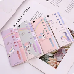 Kawaii Cartoon Rainbow Unicorn Sticky Notes Memo Pad Diary Stationary Flakes Scrapbook Decorative Cute N Times Sticky