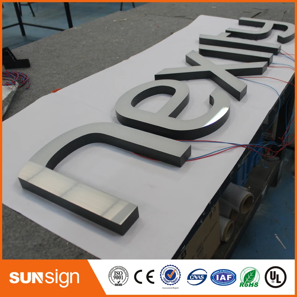 Outdoor Indoor Frontlit En Backlit Aangepaste Led Teken