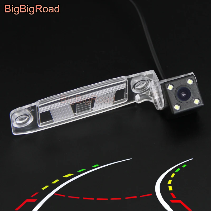 BigBigRoad Car Intelligent Dynamic Trajectory Tracks Rear View Camera For Hyundai Accent sonata Sorento Elantra Terracan Tucson