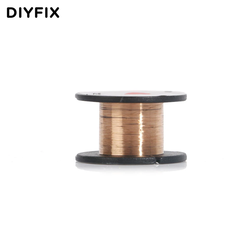DIYFIX 0.02 مللي متر PCB وصلة أسلاك النحاس لحام صيانة الانتقال خط ل الهاتف المحمول الكمبيوتر PCB لحام إصلاح أدوات