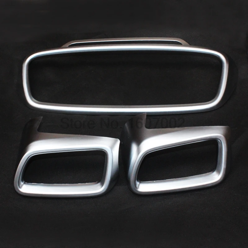 For KIA Sorento L 2015 3pcs ABS Chrome A/C Air Conditioning Vent Outlets Trim Cover Car Interior Accessories