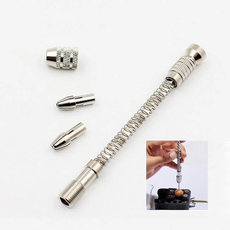 Semiautomatic Manual punch drill Power Tool Accessories Nuclear carving Manual twist drill Mini semi-automatic hand drill Gimlet