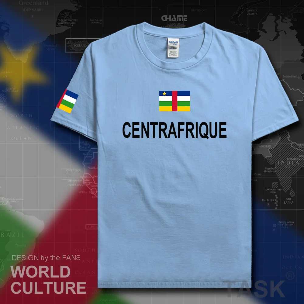 Central African Republic Centrafrique t shirt 2019 jerseys nation team tshirt 100% cotton t-shirt gyms clothing tees country CAF