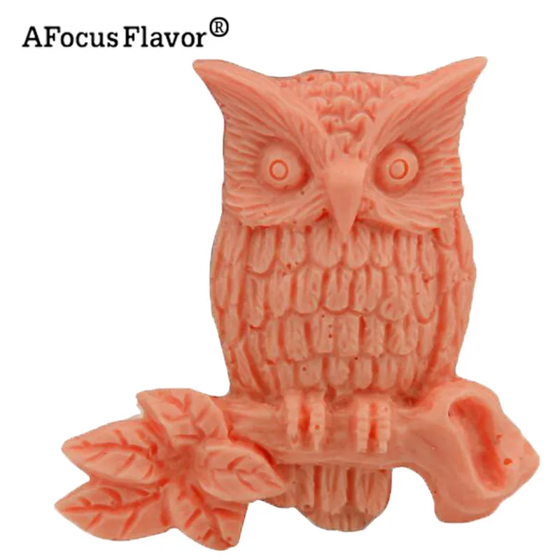 1 Pc 3D Owl Cake Decorative Silicone Mold Candy Chocolate Fudge DIY Baking Mold Soap Kitchen Accessories Molde De Silicone