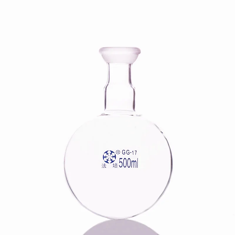 

Spherical grinding mouth single neck round-bottomed flask,Capacity 500ml,Female 35/20,Single neck round flask,Boiling flask