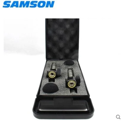 زوج واحد من ميكروفون مكثف أصلي من Samson C02 ، أداة موسيقية احترافية ، ميكروفون