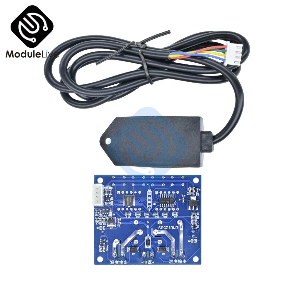 XH-M452 High Precision DC 12V 10A Digital LED Dual Output Temperature and Humidity Controller Module with SHT20 Sensor