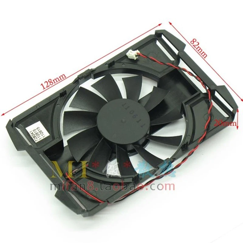 R128015SM,GPU VGA Cooler,Graphics Card Fan,For ASUS GT630-2GD3 ENGT220/TC512MD3 GT240/512MD5/A GT430/DI/TC1G,Video Cards Cooling