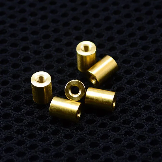 M3 Thread Brass material knife Handle Cylindrical Nuts Connecting pipe rivet