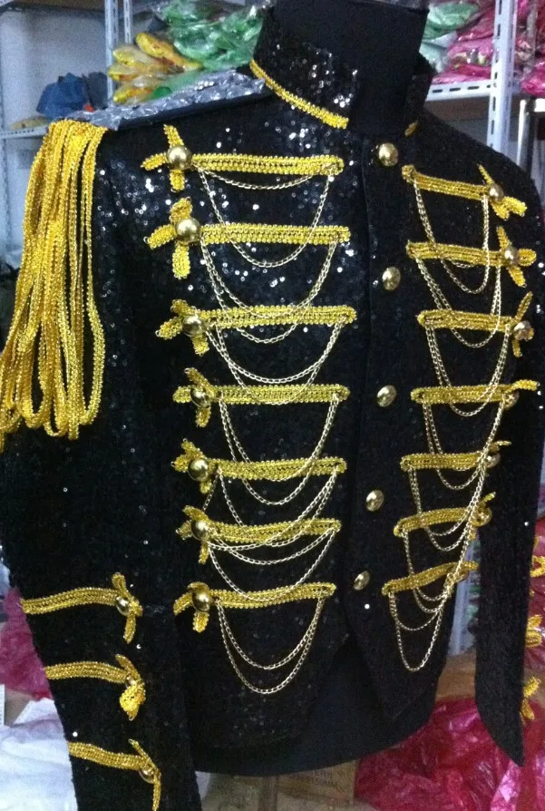 Male singer DJ DS dance stage wear male singer dance show performance jacket slim design costume outerwear