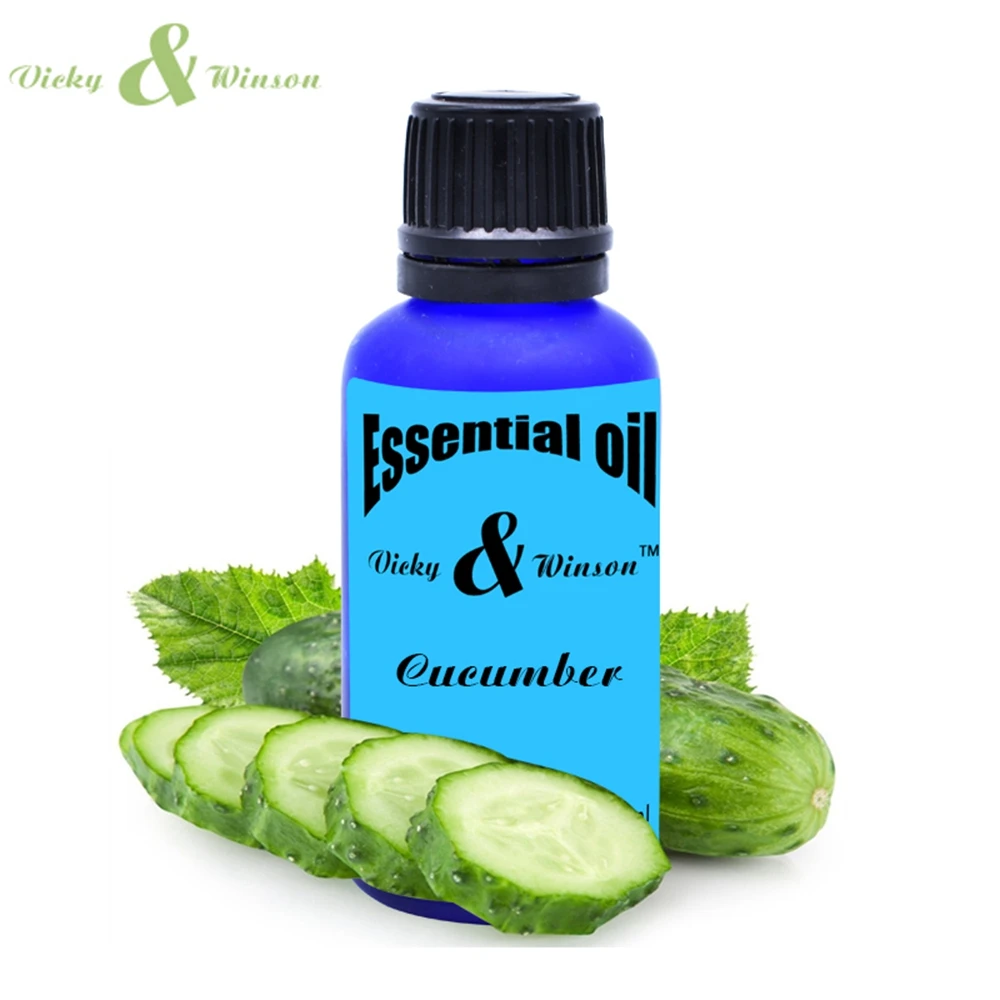 Vicky&winson Cucumber aromatherapy essential oils 30ml anti wrinkle and enhance skin elasticity replenishment deodorization