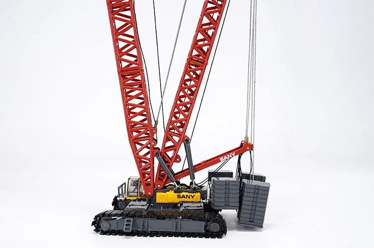 Collectible Alloy Model Toy Gift 1:120 Scale SANY SCC4000 Crawler Crane Tower Engineering Machinery DieCast Toy Model Display