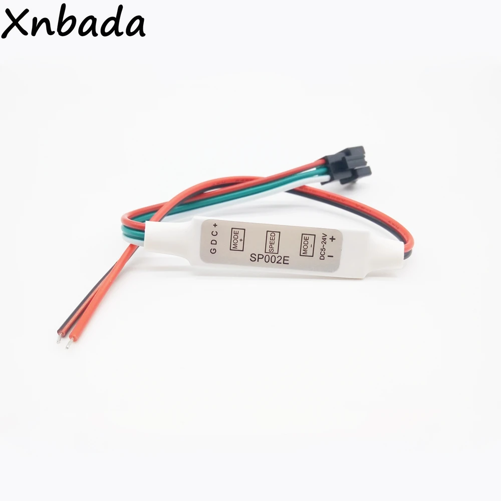 SP002E Mini 3 Keys RGB Led Controller For DC5-24V Pixels Dream Color WS2811 WS2812B UCS1903 16703 Led Strip Light