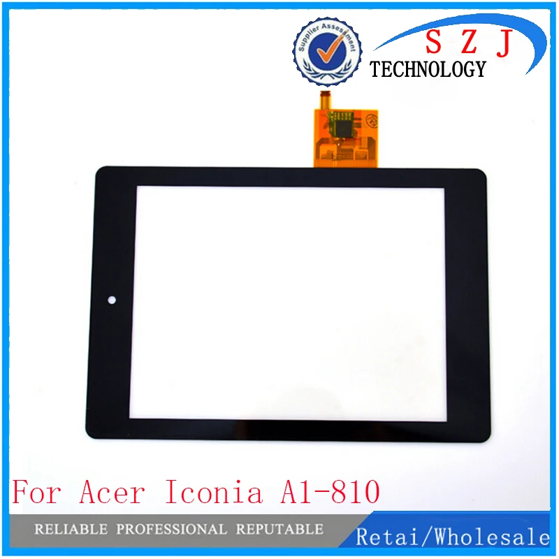 New 7.9'' Inch For Acer Iconia Toch Screen Tab A1 A1-810 1-811  Black digitizer touch Panel Free shipping