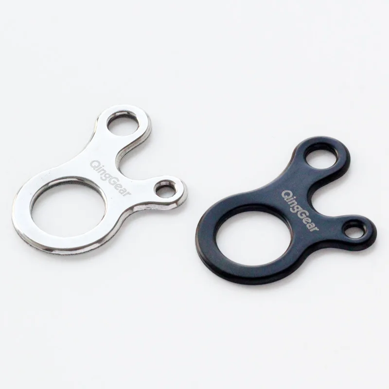 2pcs Tent Guy Lines Tensioners Ultralight Aluminium Alloy Rope Guylines Adjuster 3 Holes Quick Knotting LoopAlien Tool