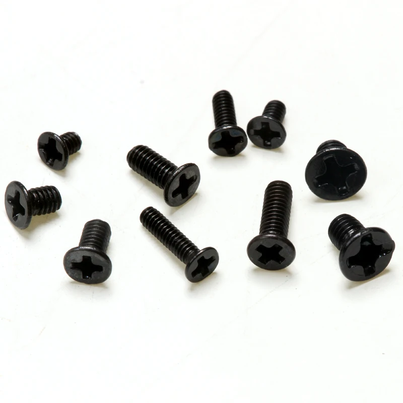 300pcs KM Laptop Screws Kit Assorted Assemble Repair Black Set Computer Screw Tools Parts For Electronic Products 10Sizes