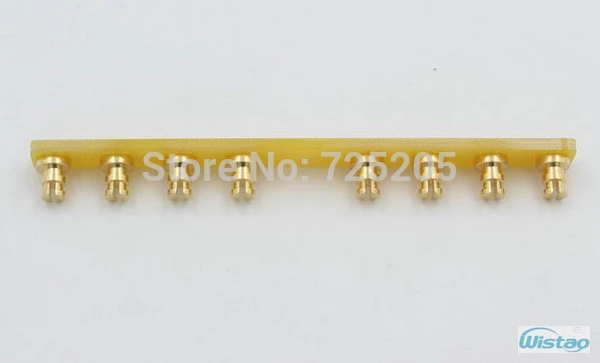Kolom perancah 8 perunggu fosfor berlapis emas untuk Sirkuit Amplifier Tabung HIFI DIY
