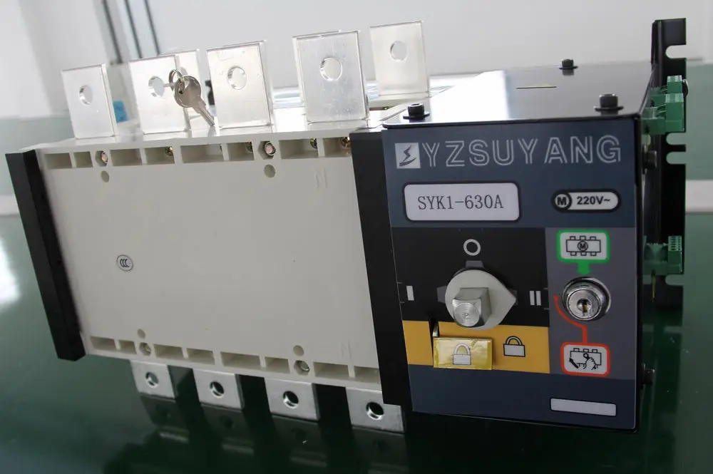 Fast Shipping 630A SYK1-630A 4P Suyang ATS Work 440V Power 220V Dual power automatic transfer switch Automatic starting system