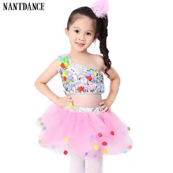 New Girl Boy Jazz Dance Girls Jazz Dance Costumes for Girls Kids S Hip Hop Dancing Children Performance Jazz Costume For Girl