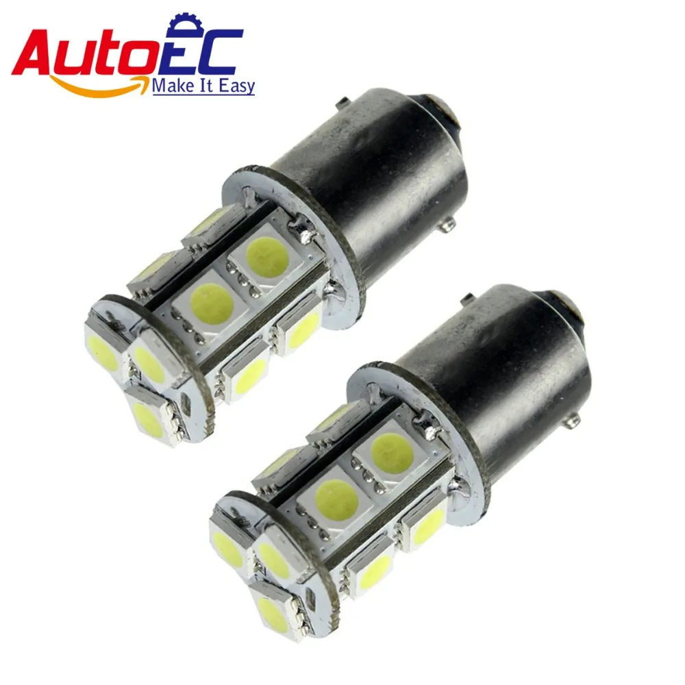 

AutoEC 100X LED Automobile Turn Signal Light Lamps P21W P21/W 1156 1157 13 LED SMD5050 BA15S BAY15D Car Bulbs 12V #LF07