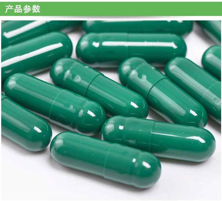 size 0 10000pcs light green-light green gelatin empty capsules, hollow gelatin capsules, empty pill capsule,medicine capsule 0#