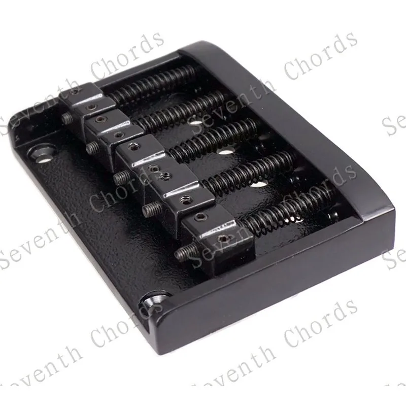 EIN Set Chrome 5 Saiten Bass Brücke Für Bass Gitarre Sattel Musical Instrument Zubehör Teile – Detail 9