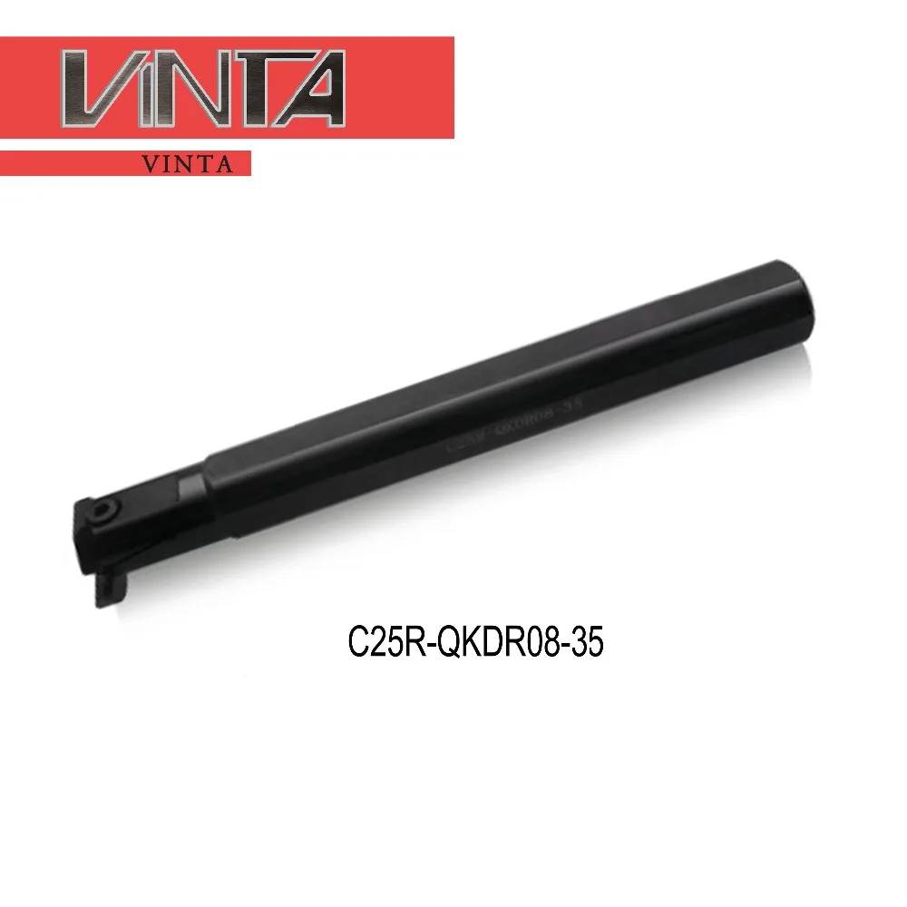 

CNC Lathe internal grooving and turning tool holder C25R-QKDR08-35/C32S-QKDR11-44/C40T-QKDR13-54 boring tool holder bar