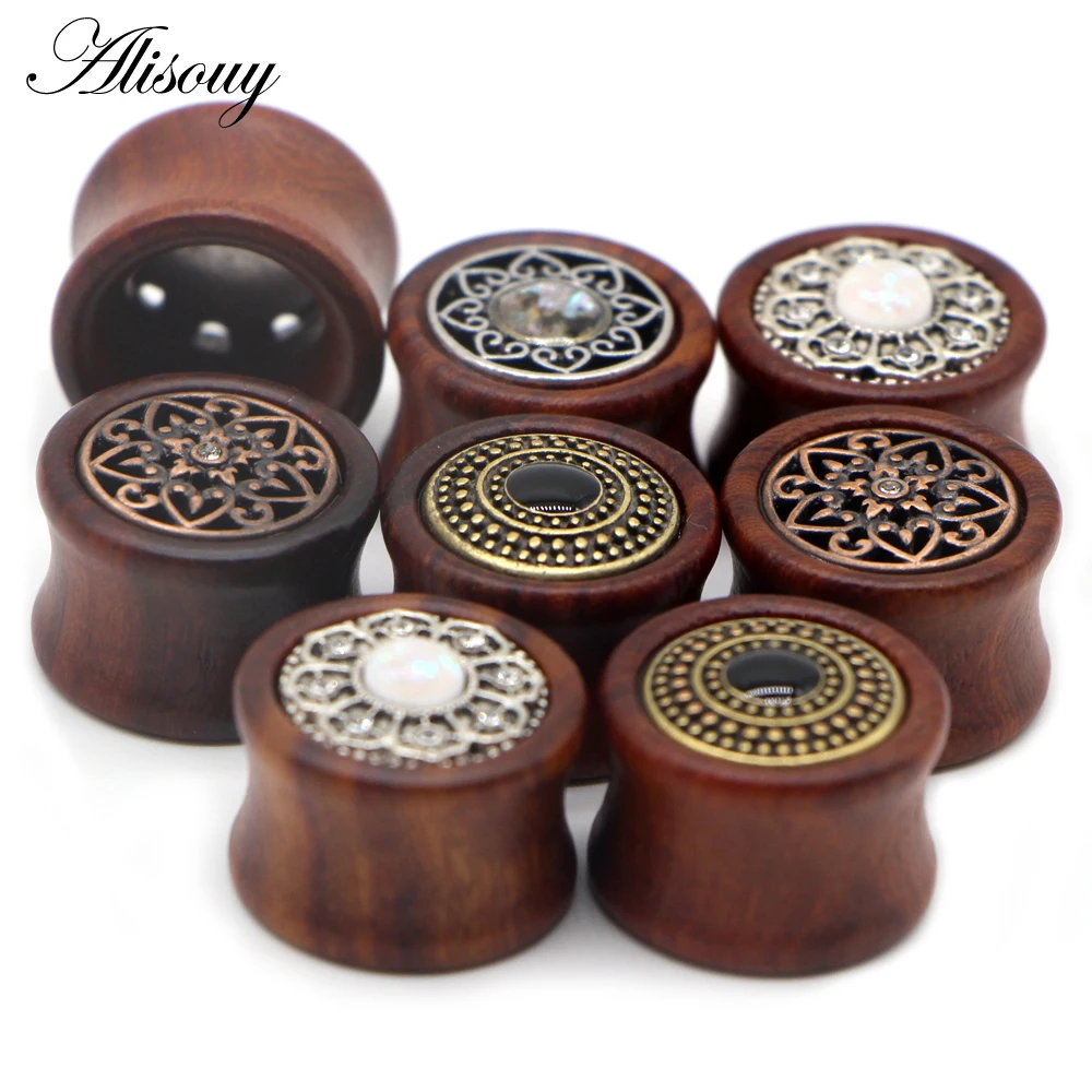 Alisouy 2PCS Zatyczki do uszu  – Body Jewelry Gauges recenzja i cena