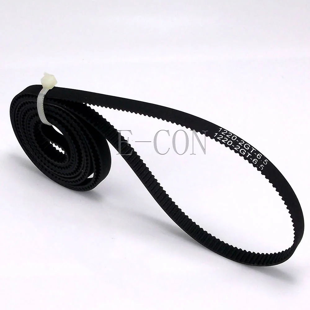 

10pcs/lot 1220-GT2 Loop Timing Belt Width 6mm GT2 Belt Rubber Fiberglass Inner Length 1220mm 610 Teeth for GT2 Timing Pulley