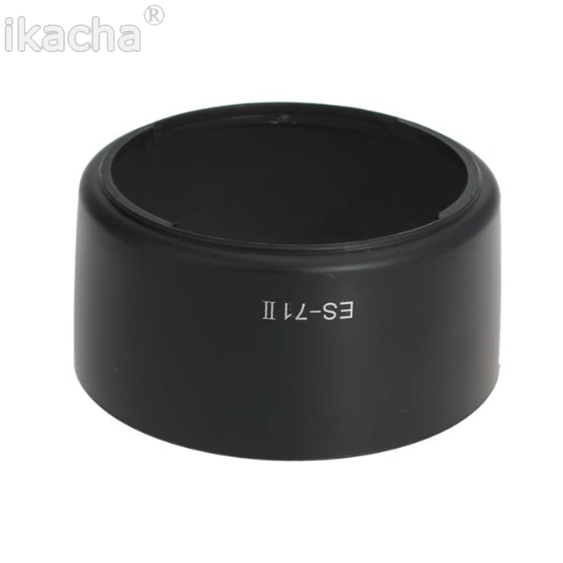 Nero ES-71 II ES-71II paraluce per Canon EF 50mm f/1.4 USM Block pioggia vento neve accessori per fotocamere cappuccio speciale