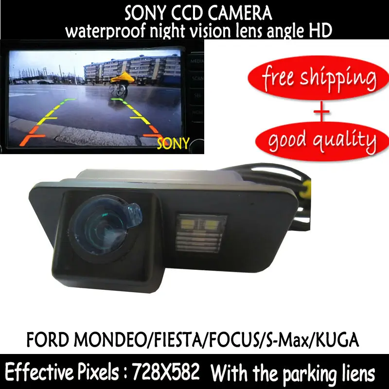 Parking Assistance for SONY CCD HD Wireless Car Rear View Color Camera night vision for Ford Mondeo Fiesta Focus S-Max KUGA