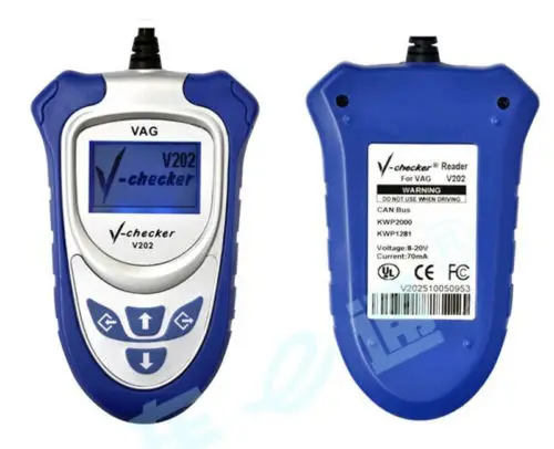 VAG Car Code Reader,V-checker V202, Diagnose All Electronic Systems of VW Series