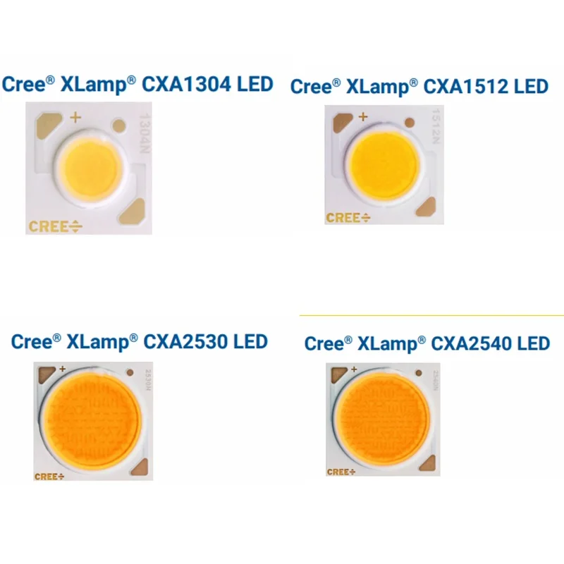 2pcs Original  CXA 10W CXA1304, 15W CXA1507, 24W CXA1512 65W CXA2530 Cold / Warm White 5000K, 3000K COB Led  Chip Light