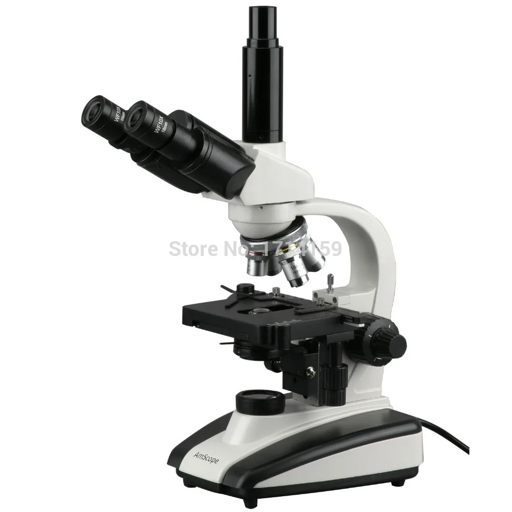 Vận Động Hành Lang Kính Hiển Vi-AmScope Tiếp Liệu 40X-1000X LED Trinocular Hợp Chất Kính Hiển Vi Với 3D Sân Khấu & Đảo Ngược Nosepiece