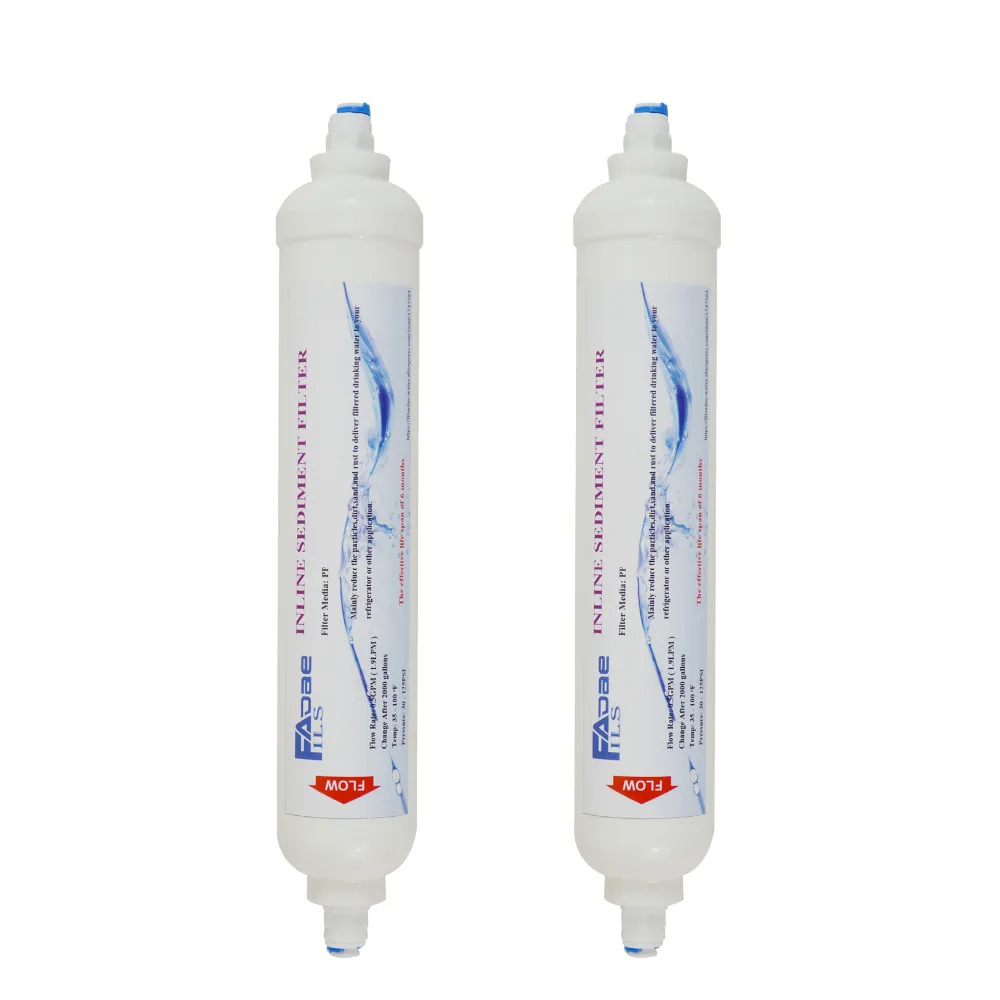 Refrigerators/Water Cooler replacement Water filters T33 Inline Sediment Filter ,1/4